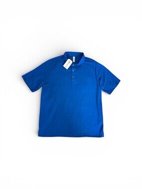 Core 365 Polo Shirt Men's Size Large Alphabroder Blue Short Sleeve